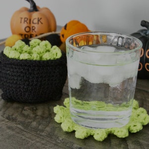Crochet Cauldron Coasters