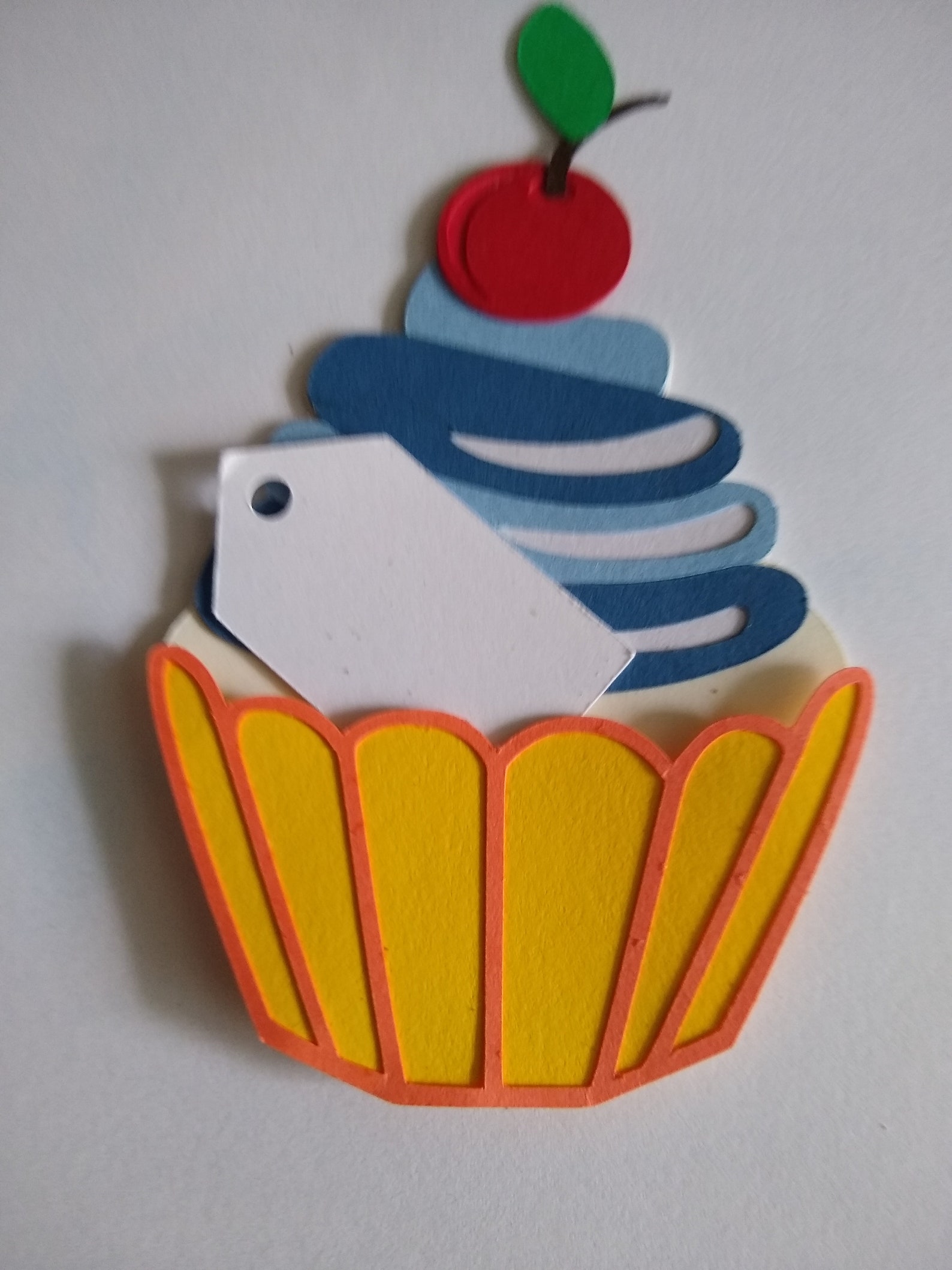 Cupcake die cut/paper piecing Etsy