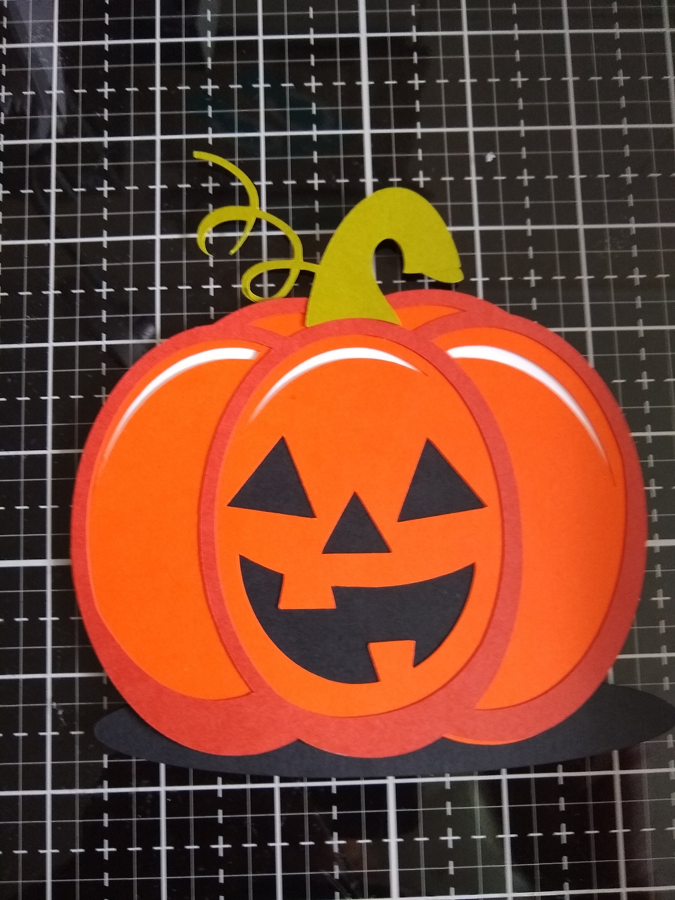 Large Pumpkin Paper Piecing/die Cut Etsy