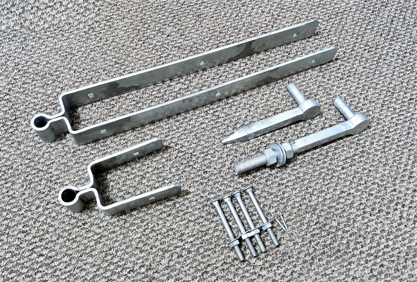 Galvanised Heavy Duty Standard Double Strap Field Gate Hinges Etsy