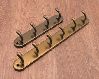 Wall Mounted Stainless Steel hat & Coat Hook Rack Door Hanger kitchen hanging towel Holder wall mounted 4/6 peg ANT