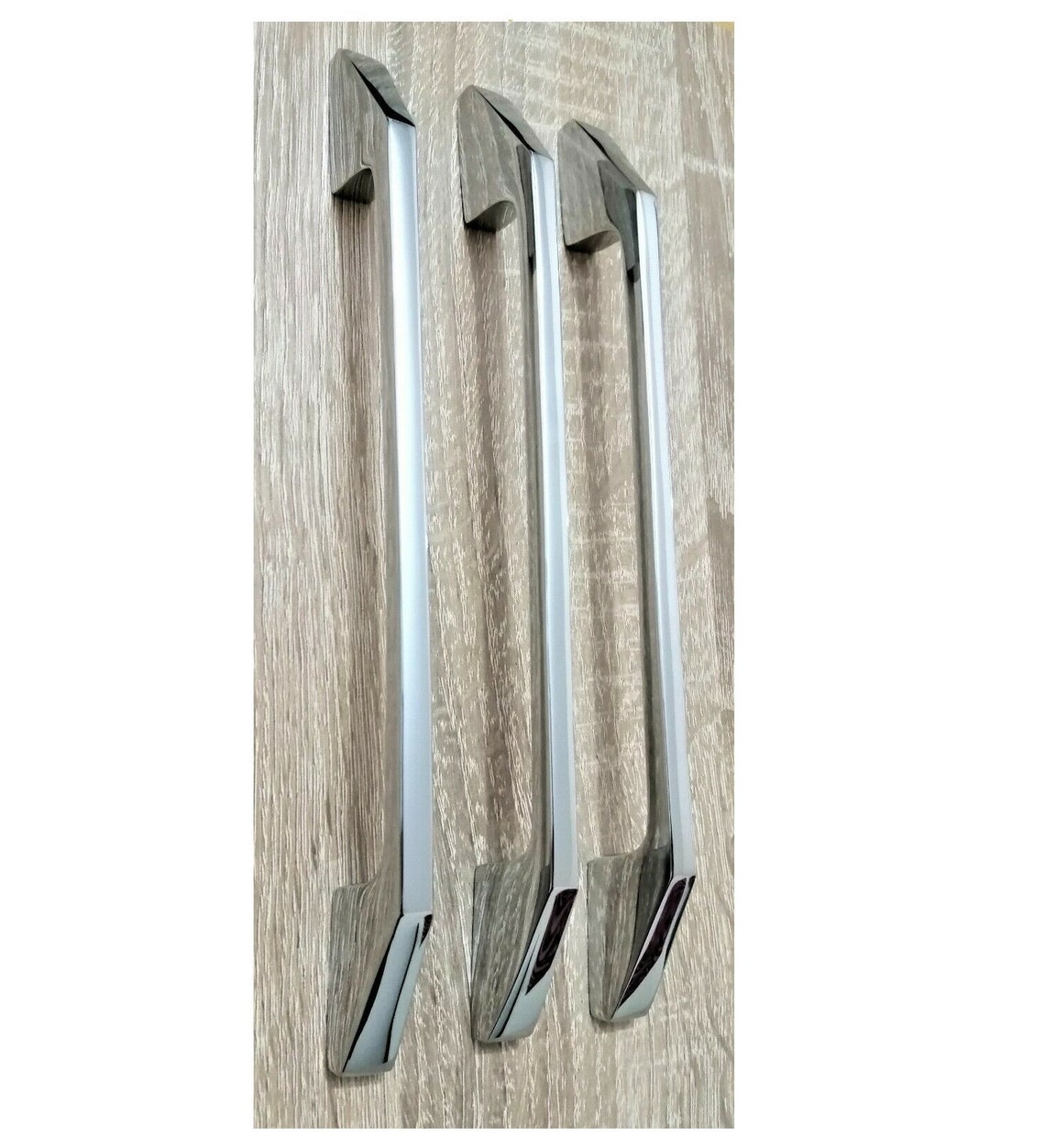 Chrome Kitchen Design Door Handle Cupboard Drawer Etsy