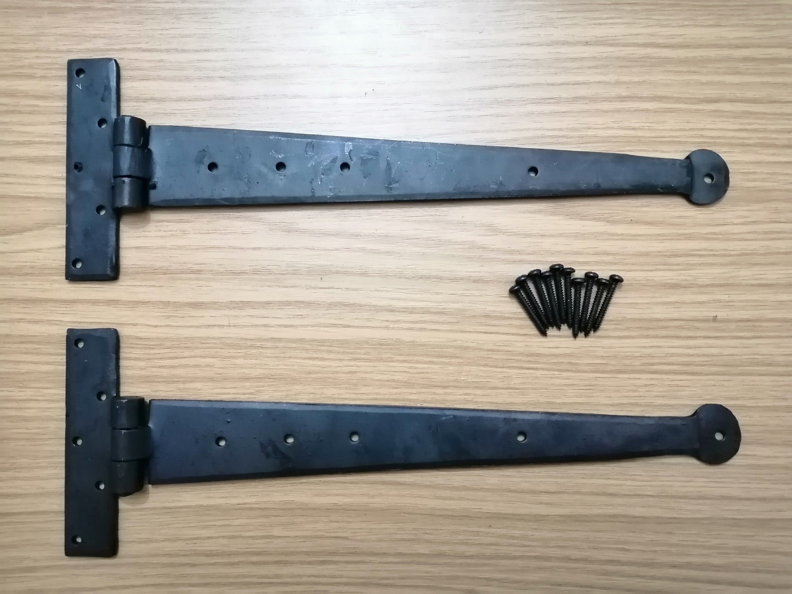 Hand Tee Hinge Strap T Hinge Beeswax Penny End Finish Etsy