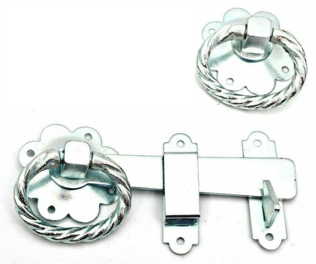 Heavy Duty Galvanised Twisted Ring Gate or Door Latch Handle Etsy