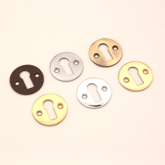 Victorian Open Key Hole Door Lock Plate Cover Escutcheon in Etsy