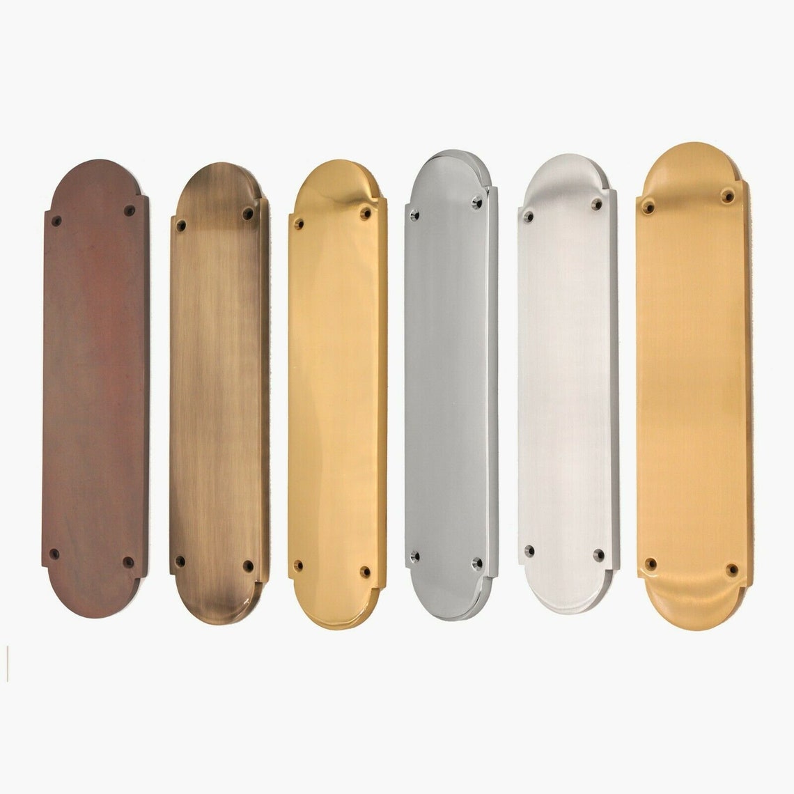 12 Victorian Style Shaped Internal Door Finger Push Plate in Etsy