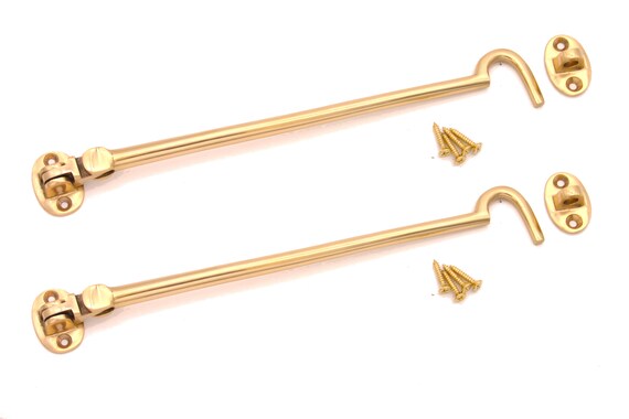 Brass door hook and eye hotsell