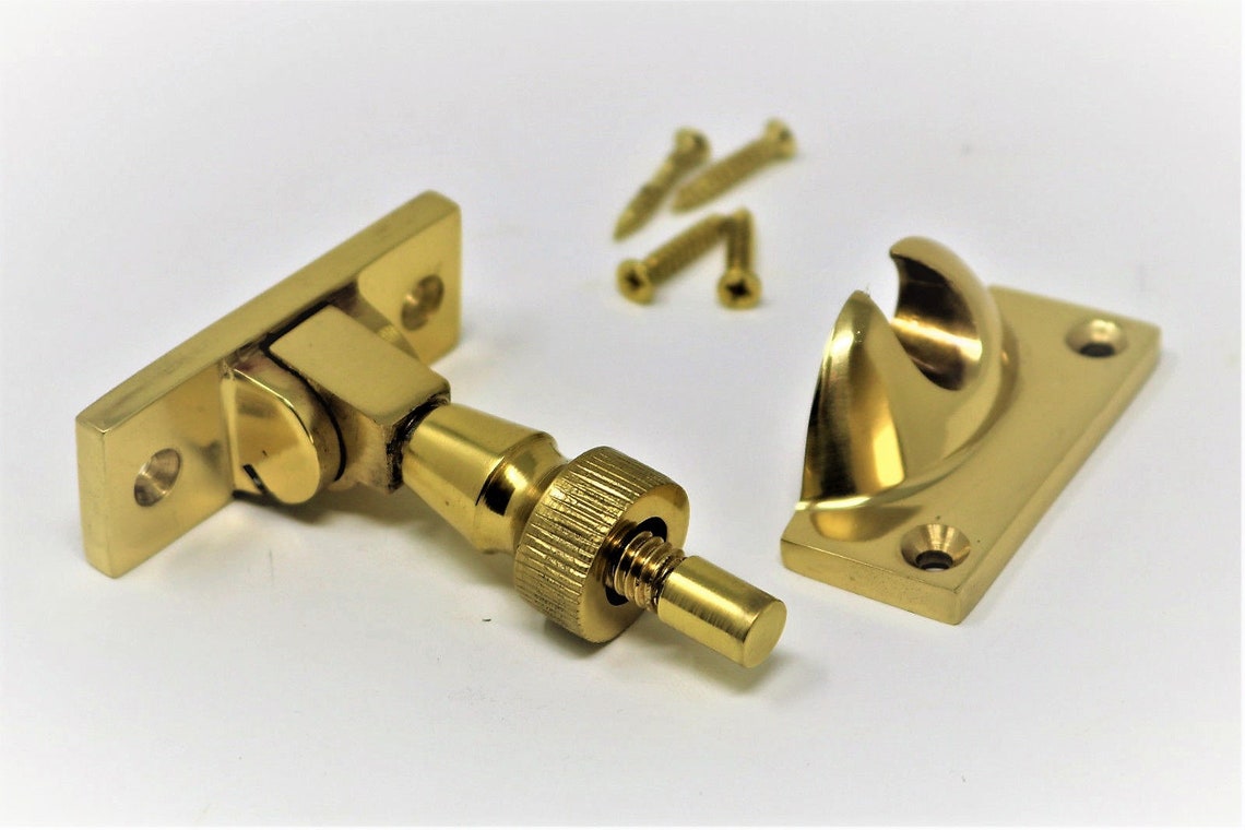 Solide Brass Heavy Brighton Lever Lock Sash Window Fastener Etsy