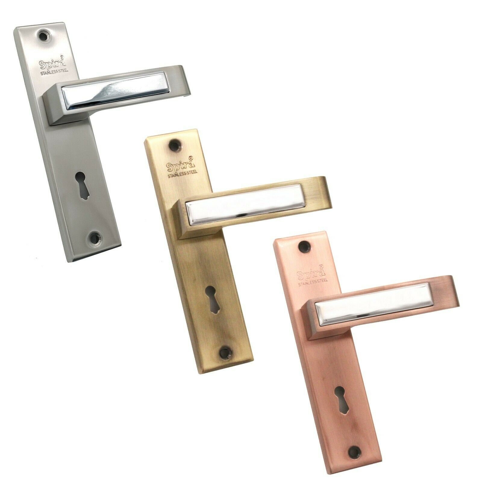 Internal Lever on Backplate Door Handles Antique/satin Etsy UK