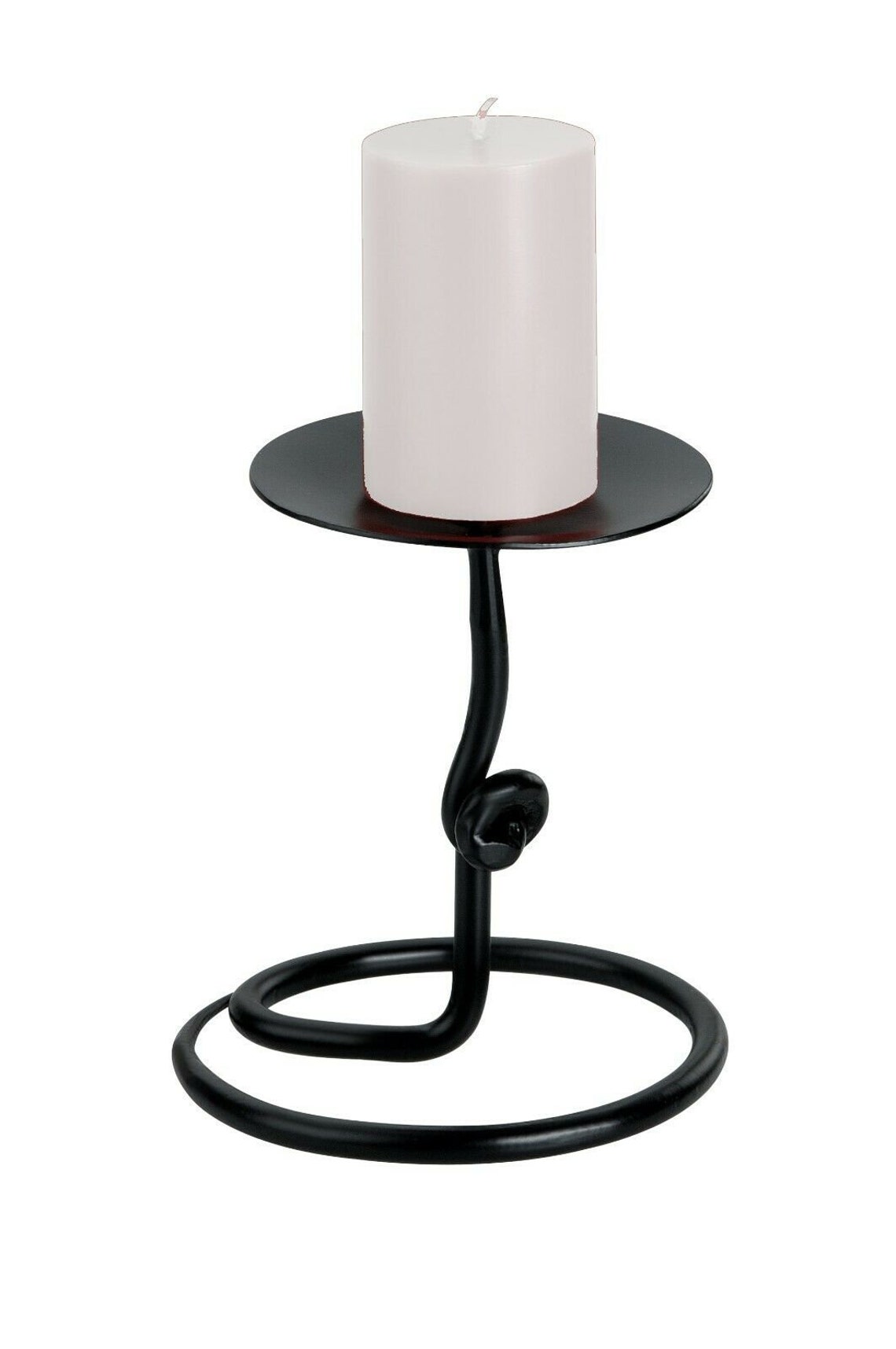 Vintage Antique Rustic Spiked Black Iron Candle Display Holder Etsy