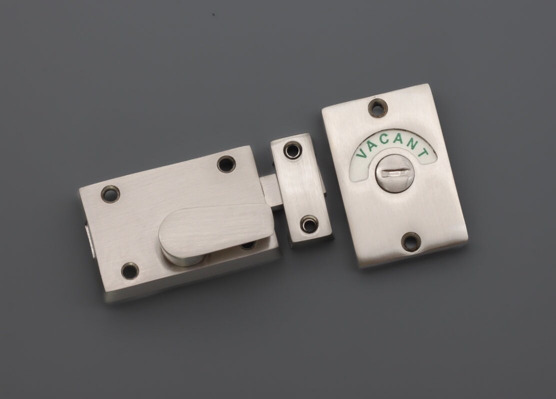 Indicador De Puerta Para Baño - Mostrador Ocupado/Vacío En Acero Inoxidable