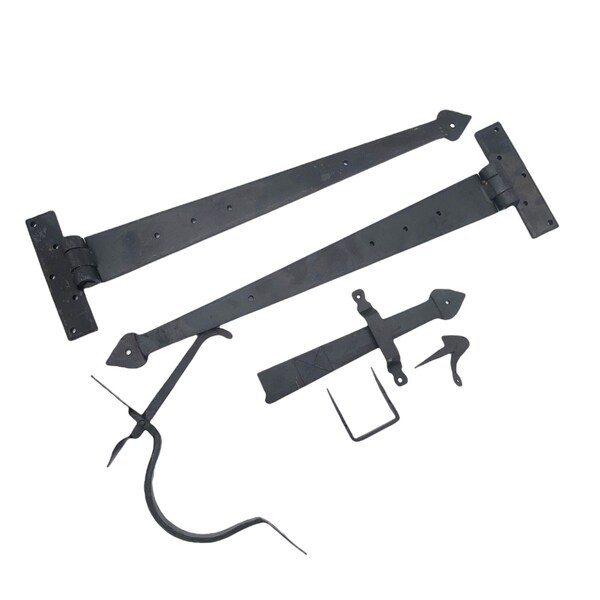 Wrought Iron Door Hinges Etsy