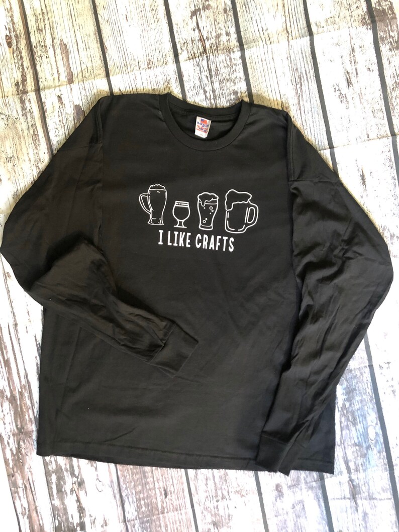 Guy/'s Craft Beer Long Sleeve Tee!