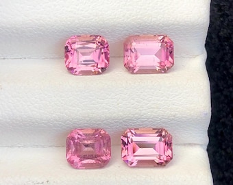 turmalina rosa natural de 4,85 quilates