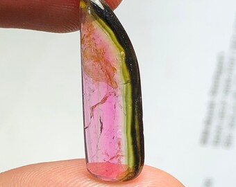Bi colour Tourmaline Cabochon - Cabochon Jewelry Gemstone