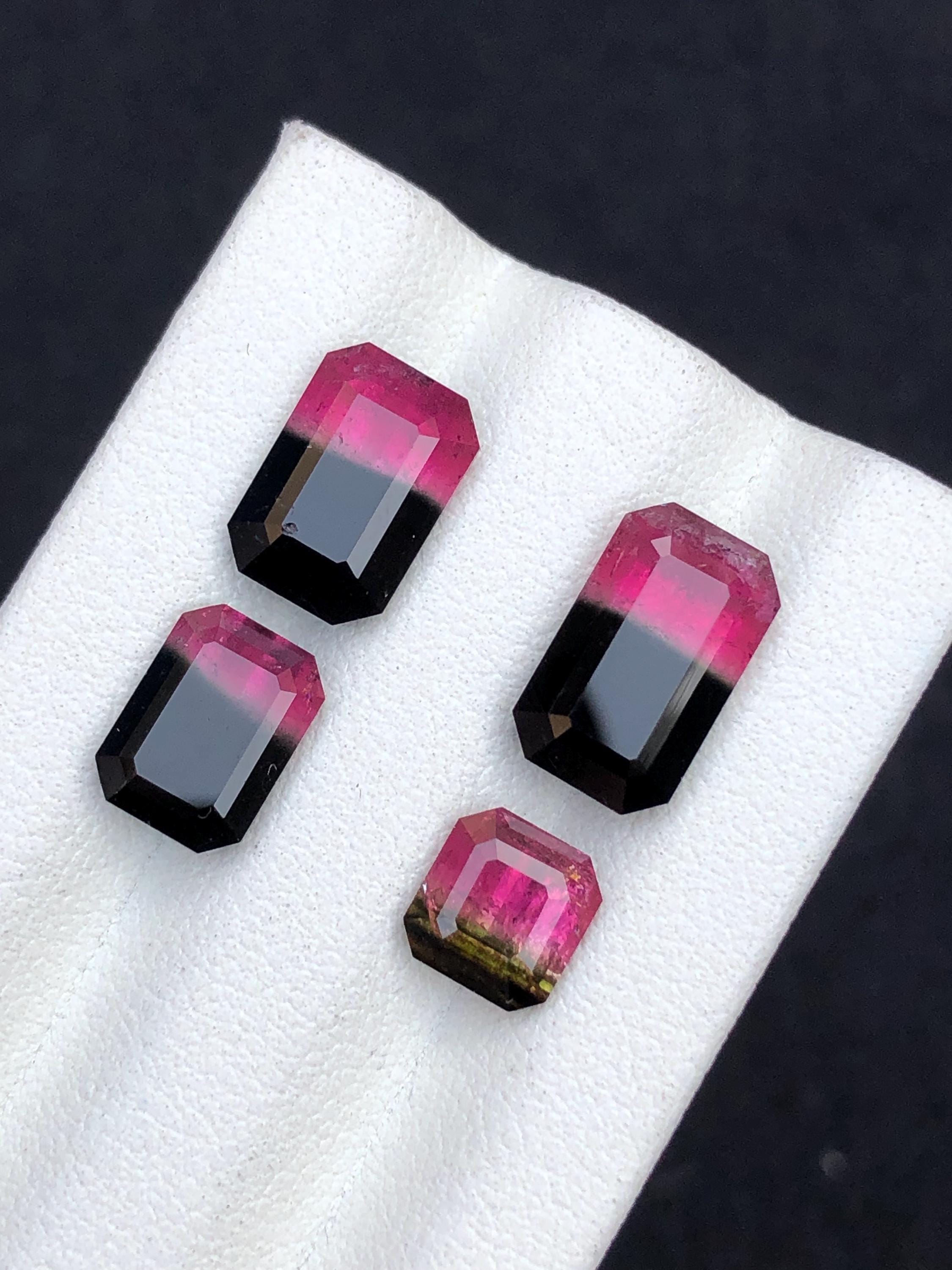 わかこ★アフガニスタン産パーティーカラードトルマリン★ アフガニスタン産バイカラートルマリン（通称名：バイカラールベライト