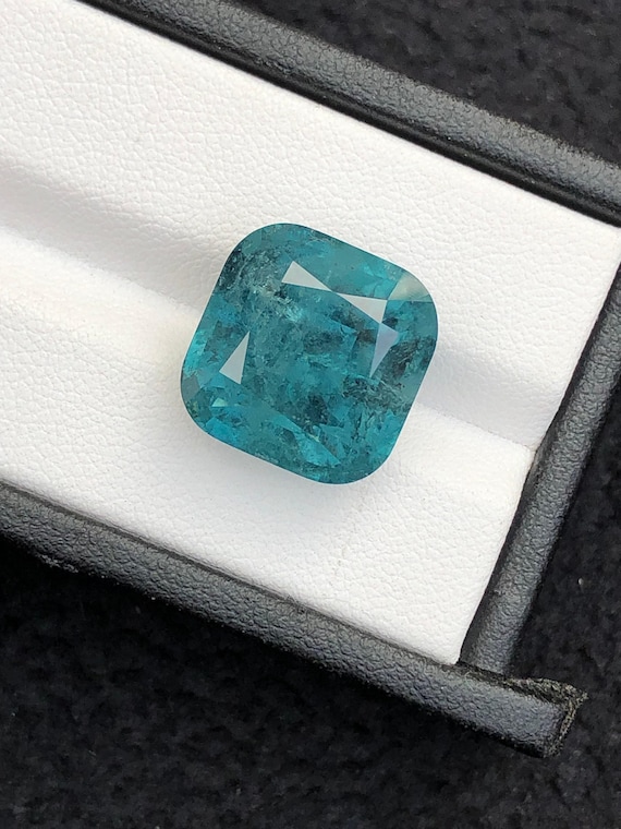 Blue Tourmaline Faceted 20.40 ct - Ocean Energy Stone for Statement Jewelry