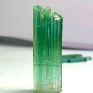 Bluish Green Tourmaline Crystal 6.50 g - Natural Collector Specimen image 7