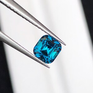 Natural Ink Blue Tourmaline Faceted 1 ct - Gemstone for Jewelry from Afghanistan image 6