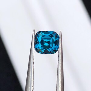 Natural Ink Blue Tourmaline Faceted 1 ct - Gemstone for Jewelry from Afghanistan image 2