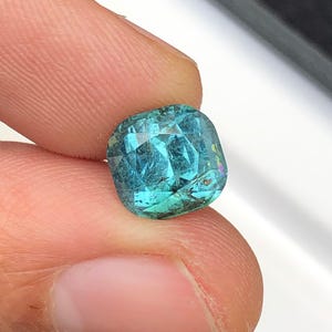 Blue Tourmaline Faceted 3.75 ct - Fine Jewelry Gemstone Afghanistan