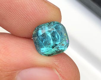 Blue Tourmaline Faceted 3.75 ct - Fine Jewelry Gemstone Afghanistan