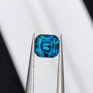 Natural Ink Blue Tourmaline Faceted 1 ct - Gemstone for Jewelry from Afghanistan image 4