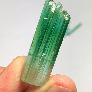 Bluish Green Tourmaline Crystal 6.50 g - Natural Collector Specimen image 5
