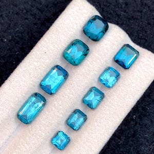 11.85 CTs neon blue tourmaline lot natural origin Afghanistan