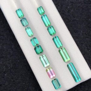 11 cts bright green tourmaline lot origin Afghanistan