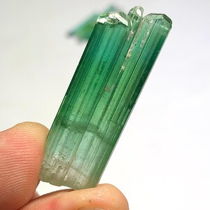 Bluish Green Tourmaline Crystal 6.50 g - Natural Collector Specimen image 6