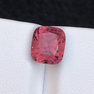 4.25 CTs natural peachy red tourmaline origin Afghanistan