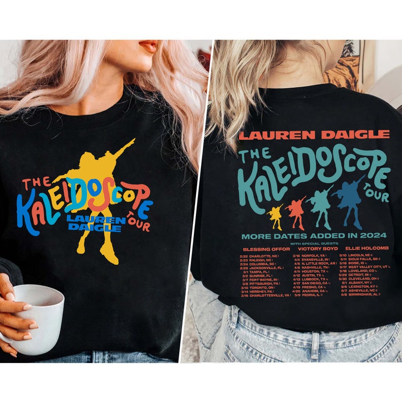 Lauren Daigle Double Side Png, The Kaleidoscope Tour 2024 Png, Lauren Daigle 2024 Tour, The Kaleidoscope Tour, Lauren Daigle Album Music image 7