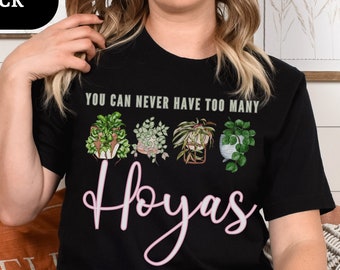 Funny Hoya Plant Lover Gardening Houseplants Hoyas Mom Dad Shirts For Men,Gift for Garden Crazy Plant Lady T-Shirt, Cool SucculentsTshirt