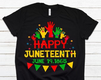 Happy Juneteenth Shirt, Juneteenth Independence Day Shirt, Black History, Black Lives Matter Shirt, unisex men & women's shirts