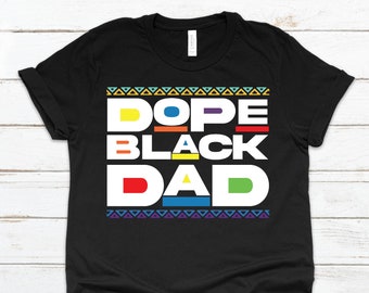 Zwart Vader Shirt, vaders dag shirt, cadeau voor papa, African America Father, unisex & women's shirt