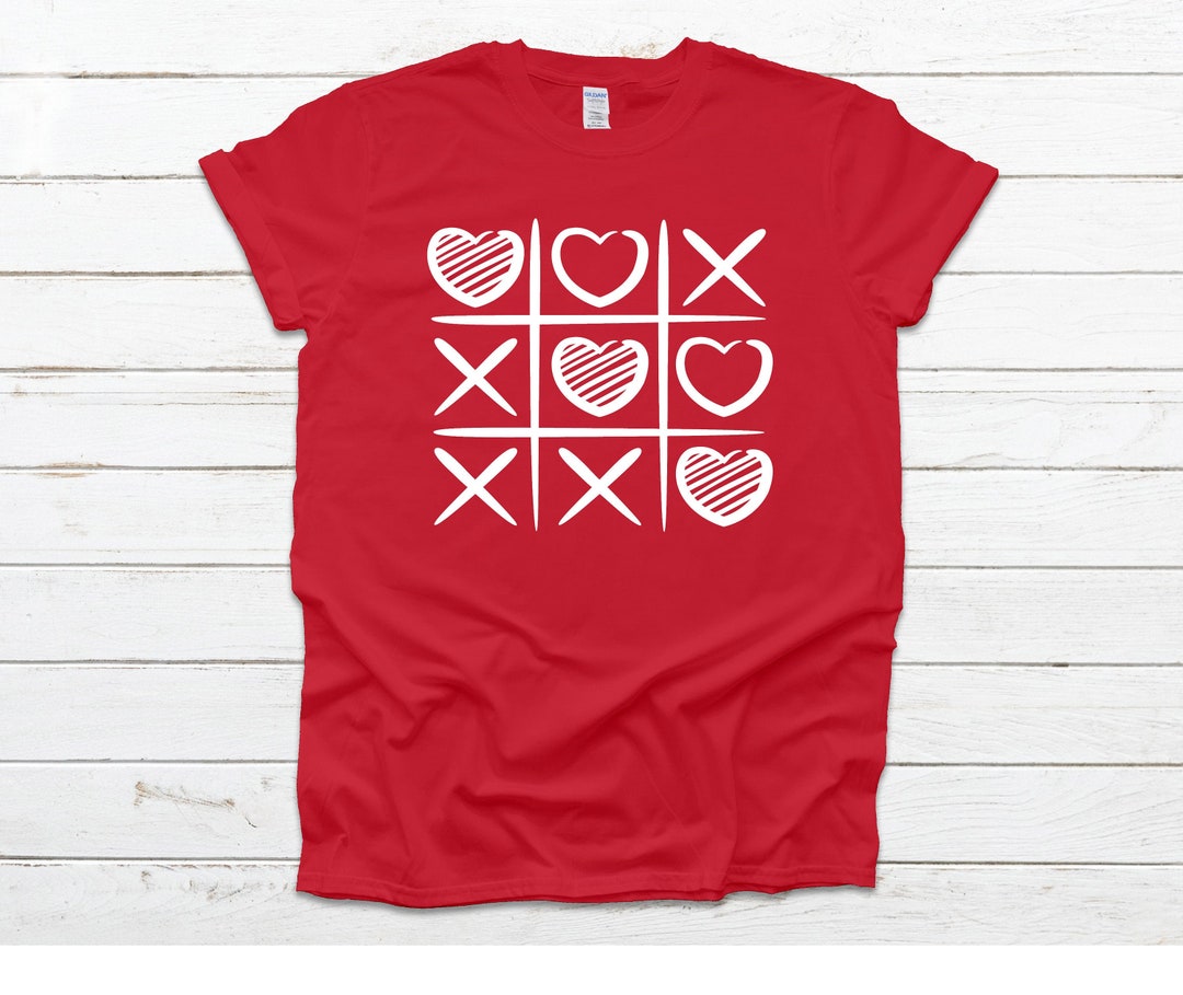 Valentines Day Shirt, Valentine's Day Shirts for Women, Tic Tac Toe ...