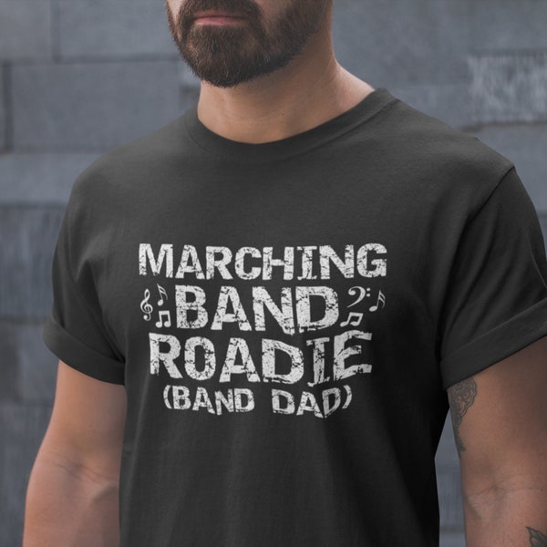 Marching Band Shirt, Roadie Crew, Band Dad Shirt, Vatertag T-Shirt, Band Shirt, Marching Band Geschenk, Band Dad T, High School Band Tshirt