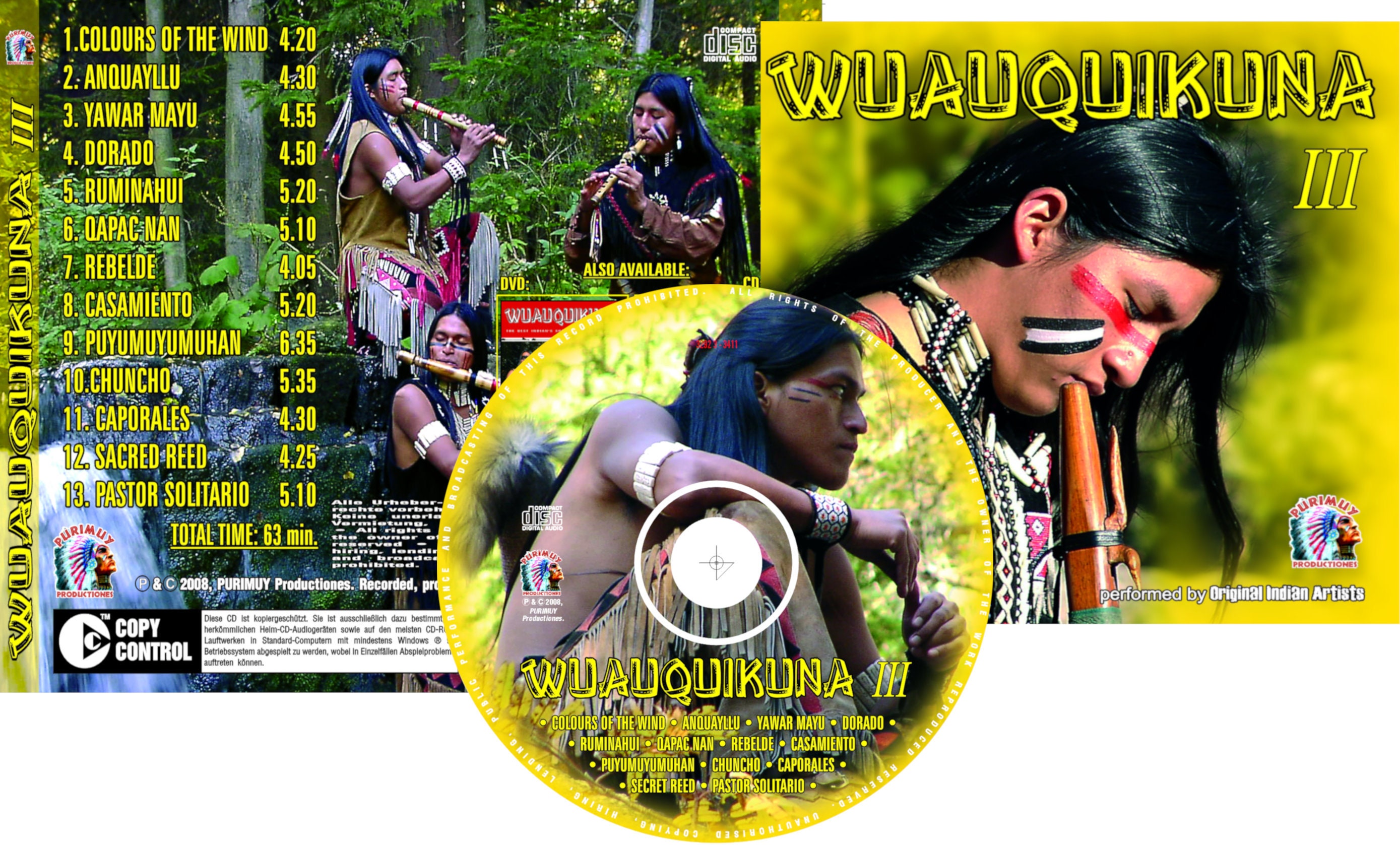 Relaxing Music Best Gift Wuauquikuna CD Edition Limit Etsy Canada