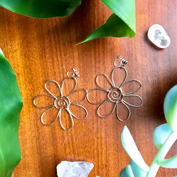 Daisy Earrings Etsy