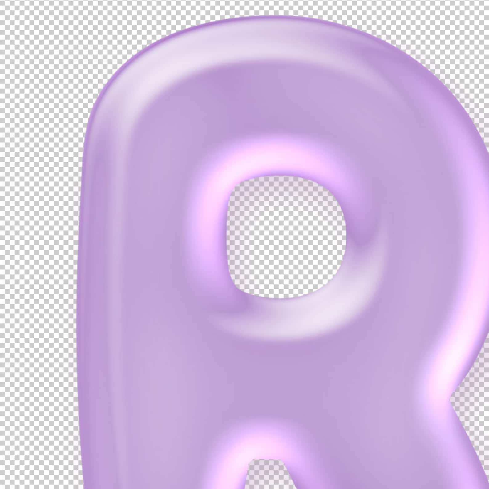 Light Purple Gummy Alphabet Slime Font Gummy Bears Candy | Etsy