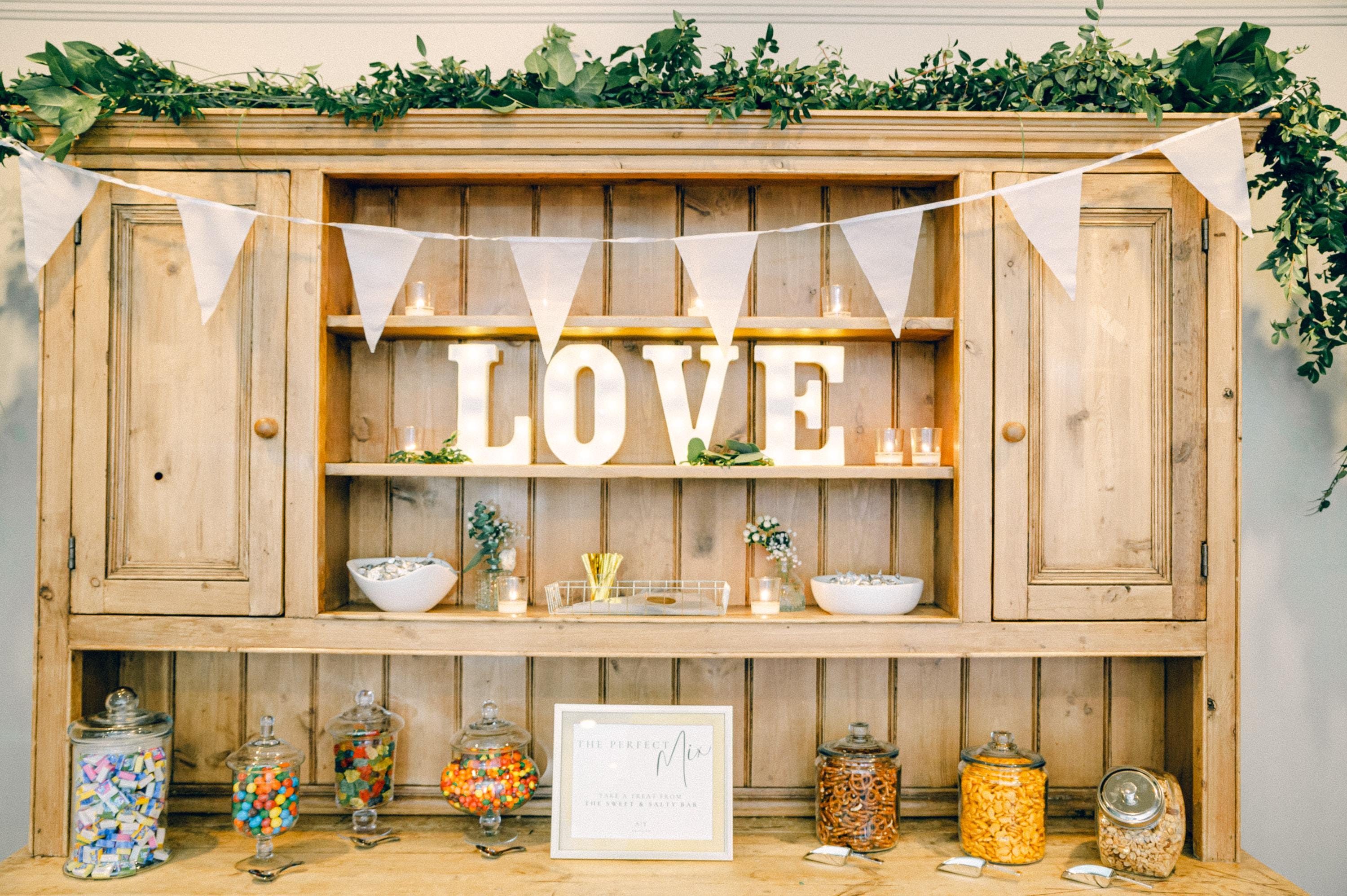 Editable Wedding Candy Bar Sign Template – Sweet & Salty Treats ...