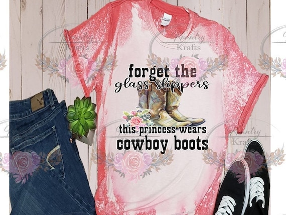 Forget the Glass Slippers/Bleached TShirt