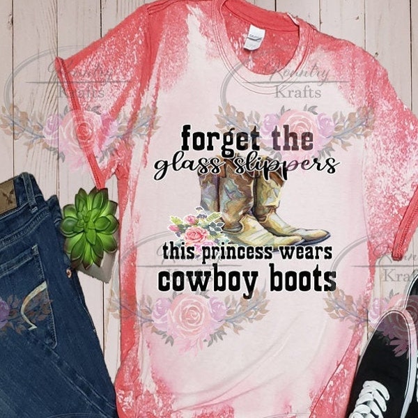 Forget the Glass Slippers/Bleached TShirt
