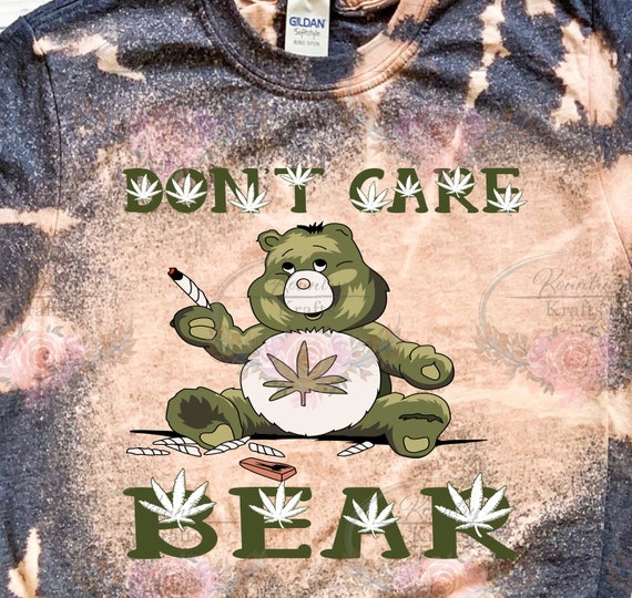 Don't Care Bear/Bleached Tee