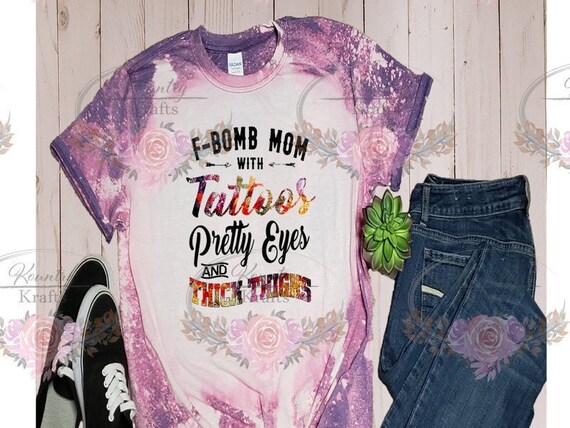 F-Bomb Mom/Bleached Tee