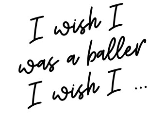 Ojalá fuera bailarín Ojalá... SVG PNG para maqueta de camiseta