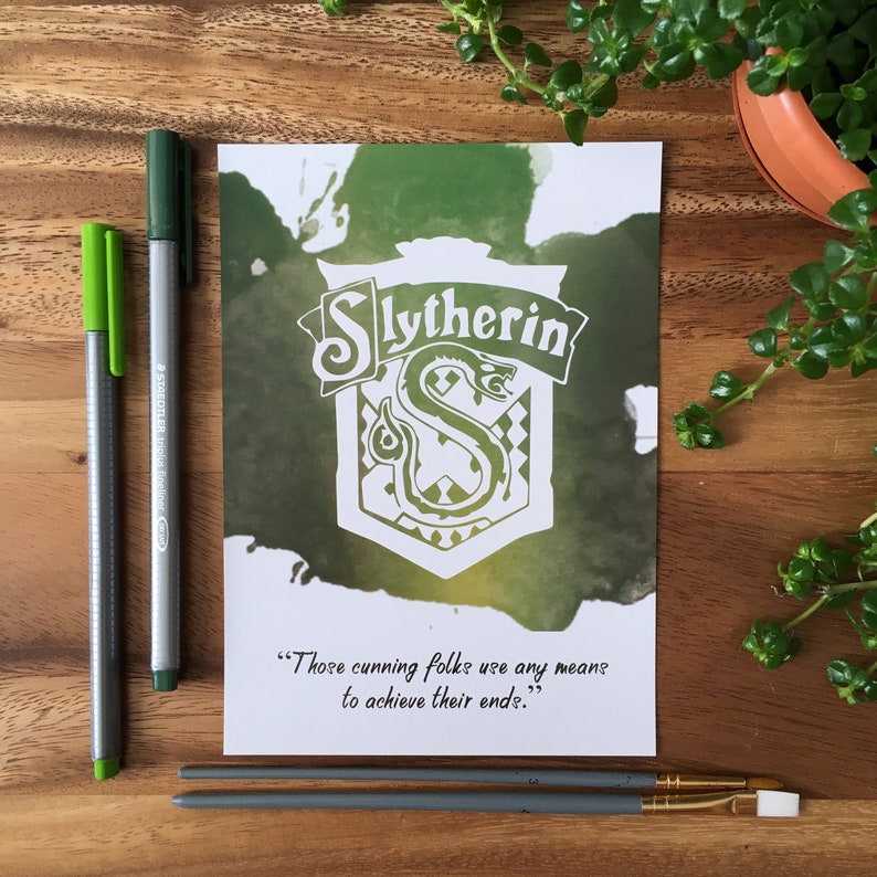 Harry Potter Hogwarts Inspirational Quote Prints: Set of 4 | Etsy