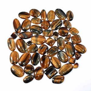 Natural Hawks Eye Cabochon Multy Tiger Eye Cabochon Good Quality Gemstone Making Jewelry