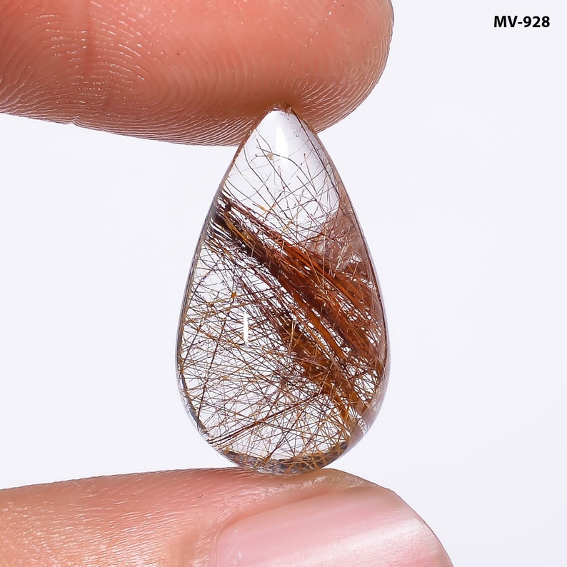 Natural Copper Rutile Quartz Cabochon Mix Shape Loose Gemstone For Making Jewelry